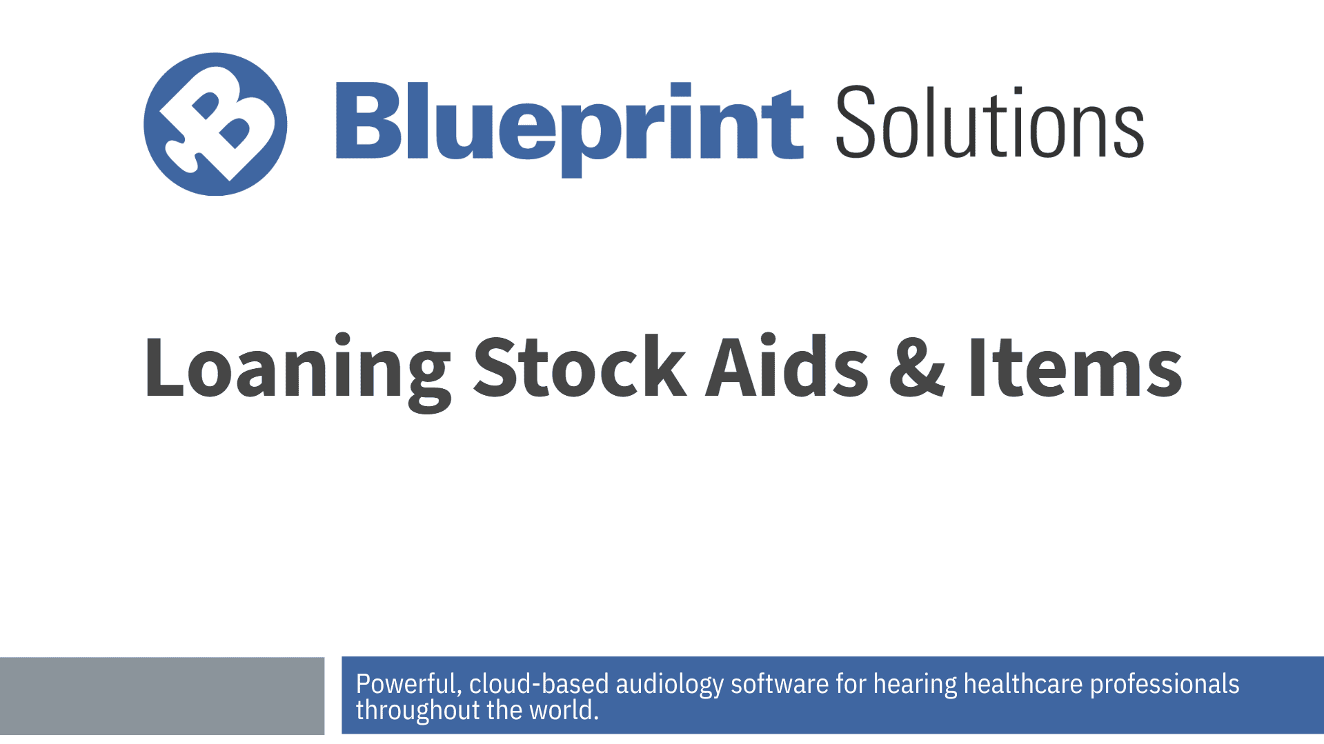 Loaning Stock Aids & Items